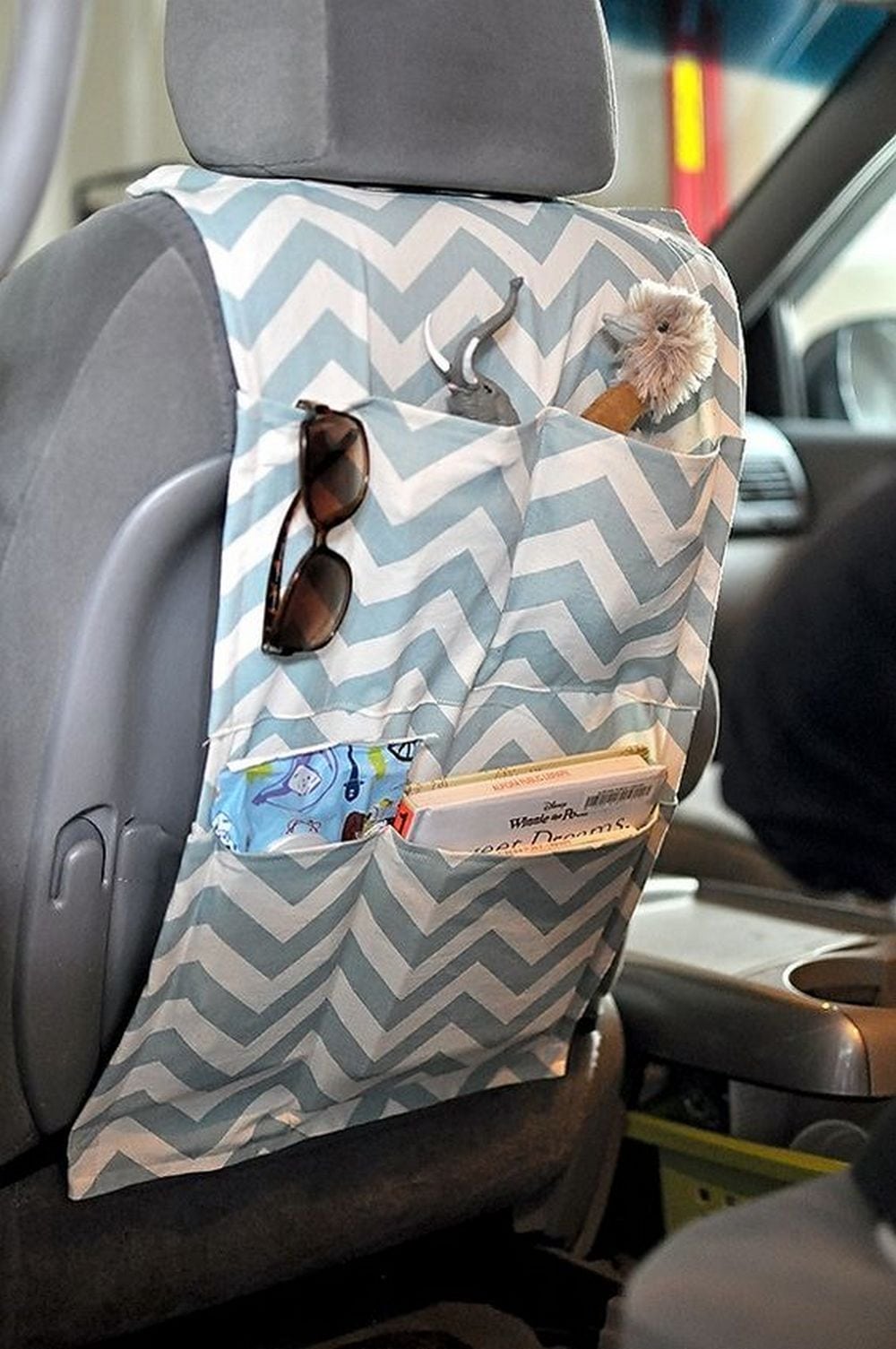 DIY Car Seat Organizer for Kids' Snacks and Coloring Supplies - Keeping it  Simple