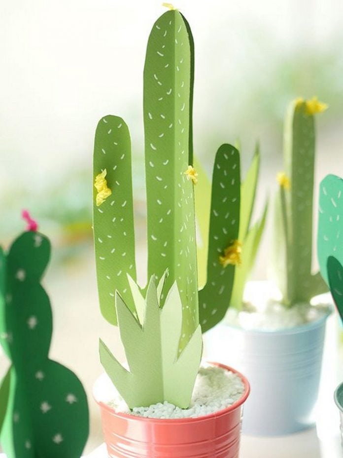 Creative Paper Cactus In 4 Easy Steps 3996