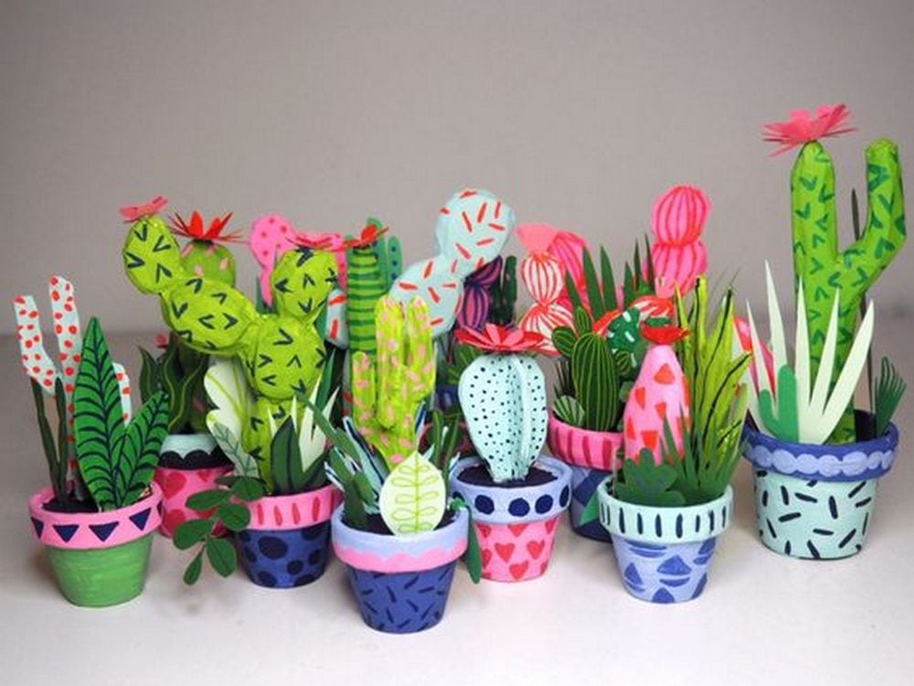 DIY Paper Cactus, The Complete Crafting Kit – Pretty Papel