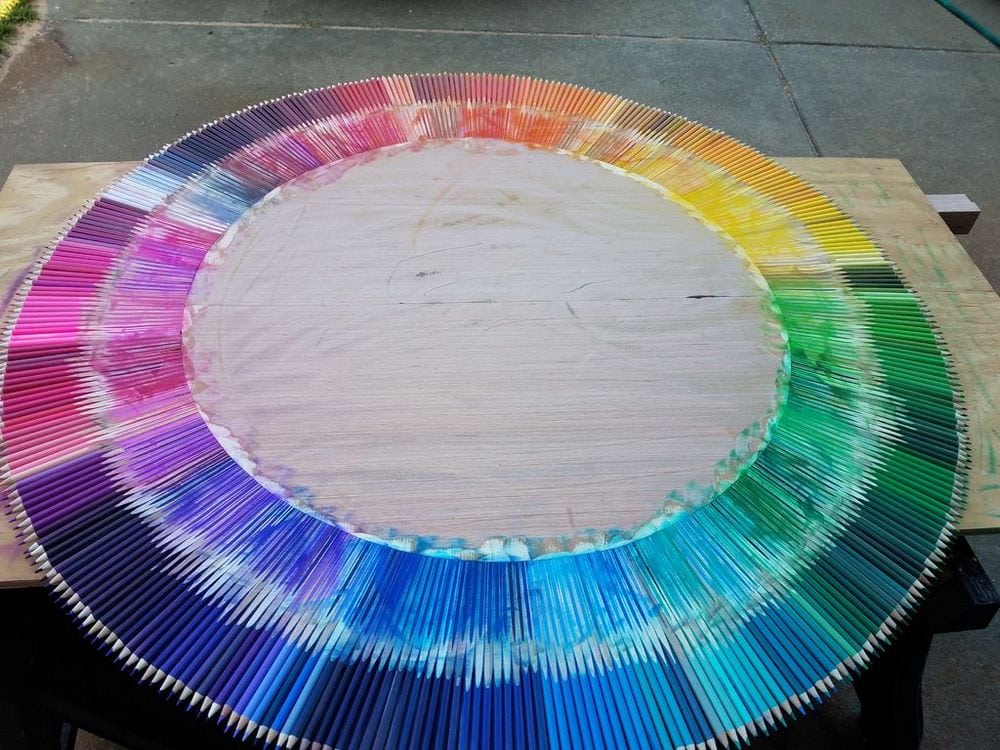 Rainbow Colored Pencil Mirror : 13 Steps (with Pictures