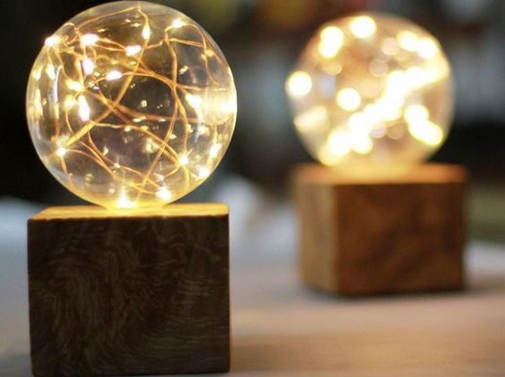 These adorable LED fairylight globes will make excellent home decors.