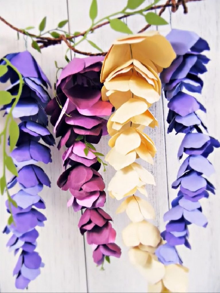 Crafting a Beautiful Paper Wisteria StepbyStep Guide for a Stunning