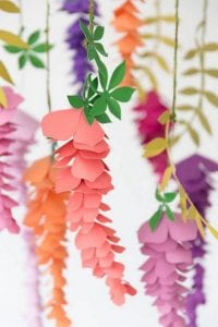 Beautiful Paper Wisteria Decorations: 4-Step Project – Craft projects ...