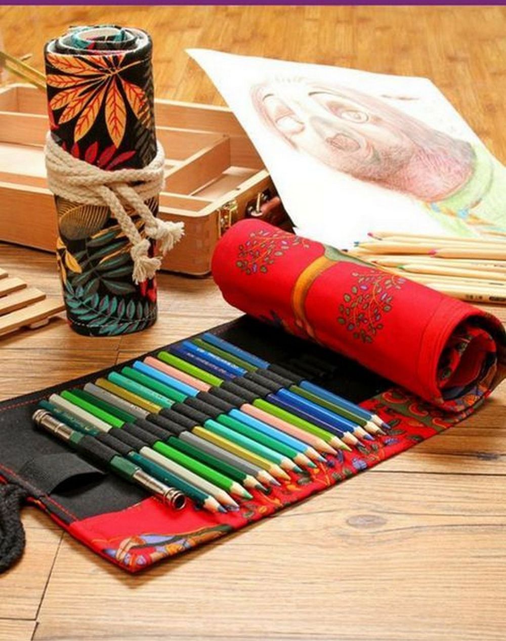DIY No-Sew Colored Pencil Roll  4 Easy Steps - Craft projects for every  fan!