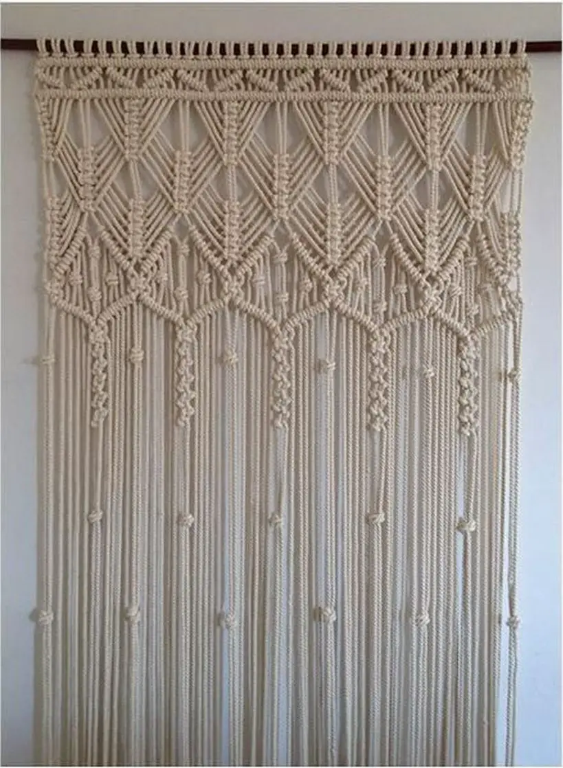Make Your Own Macrame Curtain - Craft projects for every fan!