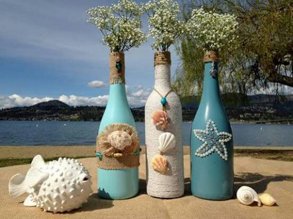 Summer Beach Shaker Bottle Craft