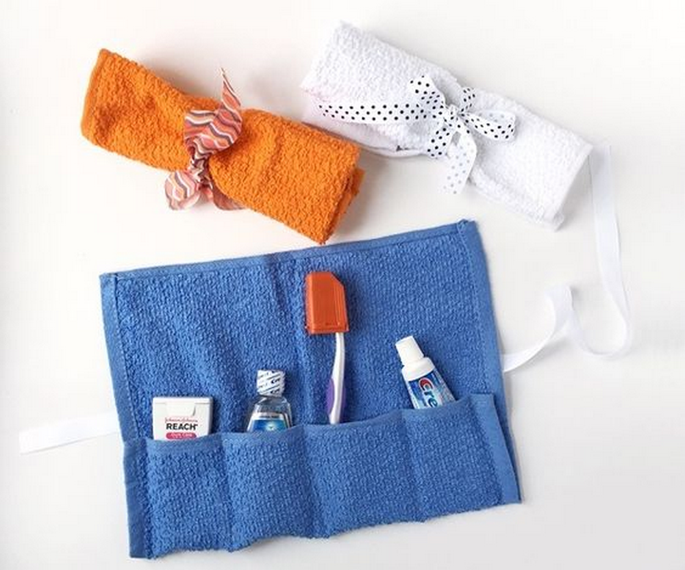 If you're always traveling, this toiletry travel wrap is for you.