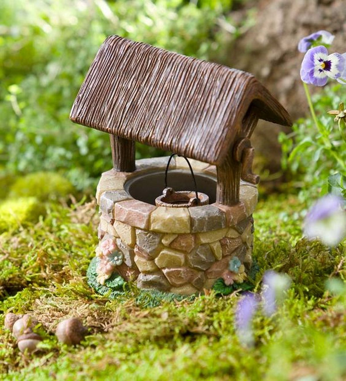 Fairy garden wells will be a charming addition to your fairy gardens.