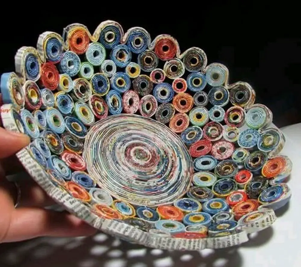 These quilled paper bowls are perfect accents to any room in the house.
