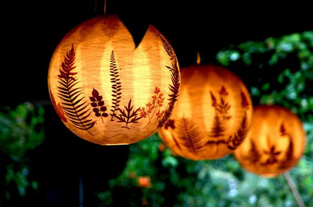 Pressed Flower Lantern