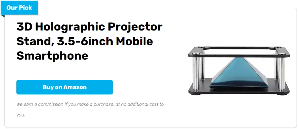 Portable 3D Holographic Projector 