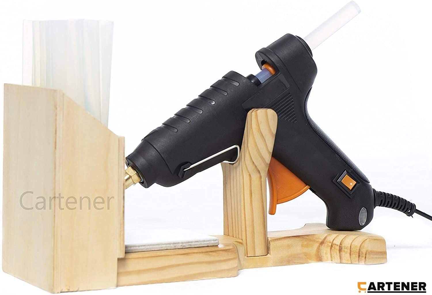 Wooden Hot Glue Gun Holder