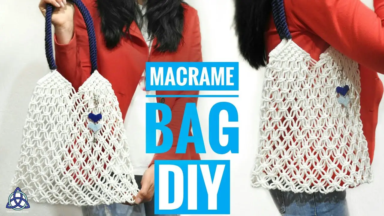 DIY Macrame Bag with Comfy Braided Handles // Tutorial + Video | Marching  North