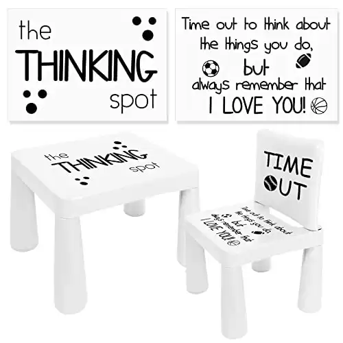 2 Pack Time Out Chairs Sticker
