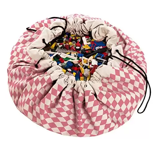 Play & Go Drawstring Play Mat Storage Bag for Kids Toy