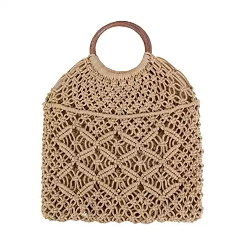 Handmade Woven Straw Handbag