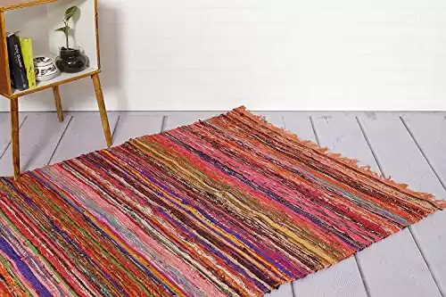 Eco Friendly 100% Recycled Cotton Rug