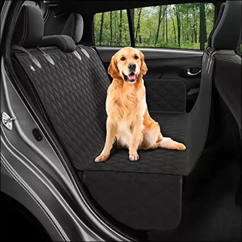 Dog Back Seat Cover - Waterproof, Scratchproof, Nonslip Hammock for Dogs