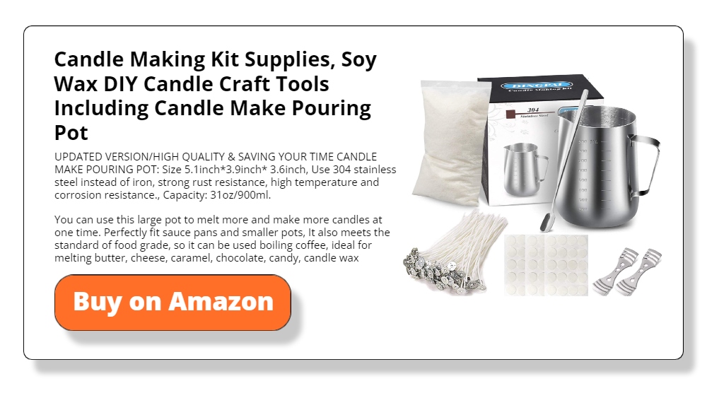 Haccah Complete Candle Making Kit,Candle Making Supplies,DIY Arts