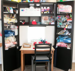 When it comes to crafting a space-saving solution for your home, a fold out craft storage cabinet is an excellent option