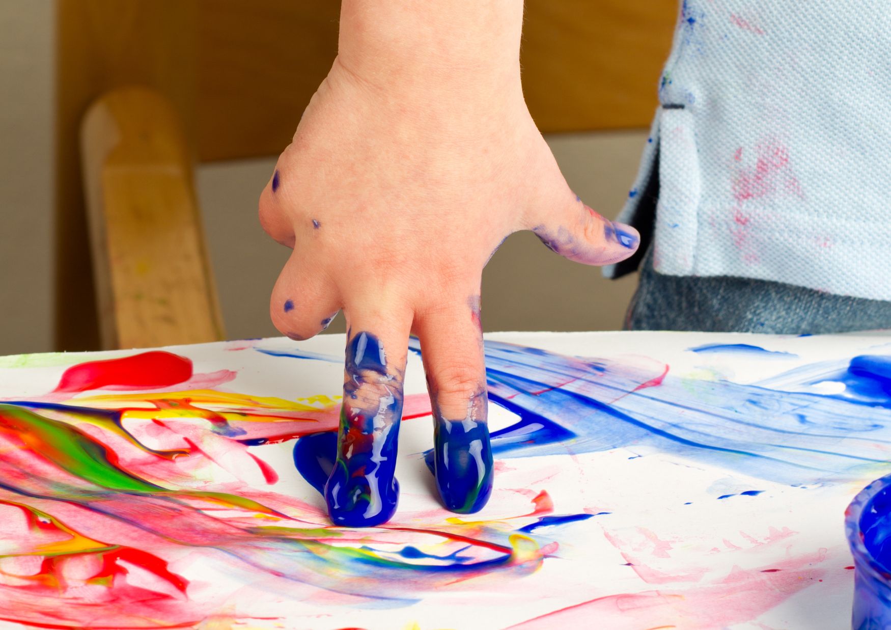 Finger painting, How to do finger painting