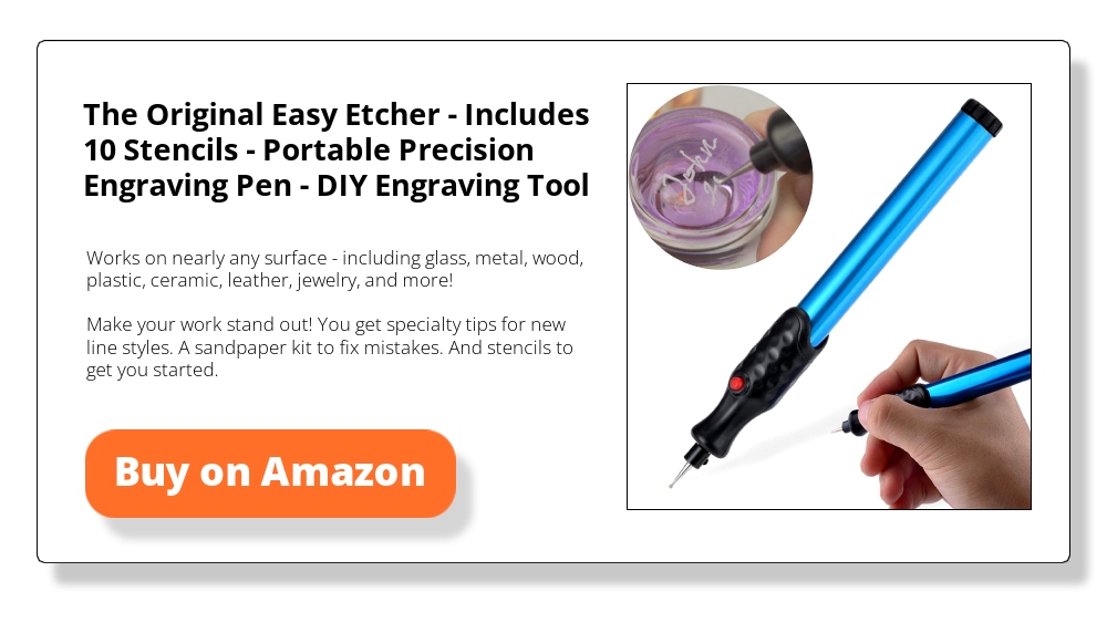 The Original Easy Etcher - Includes 10 Stencils - Portable