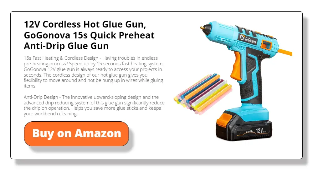 GoGonova 15s Quick Preheat Anti-Drip Glue Gun