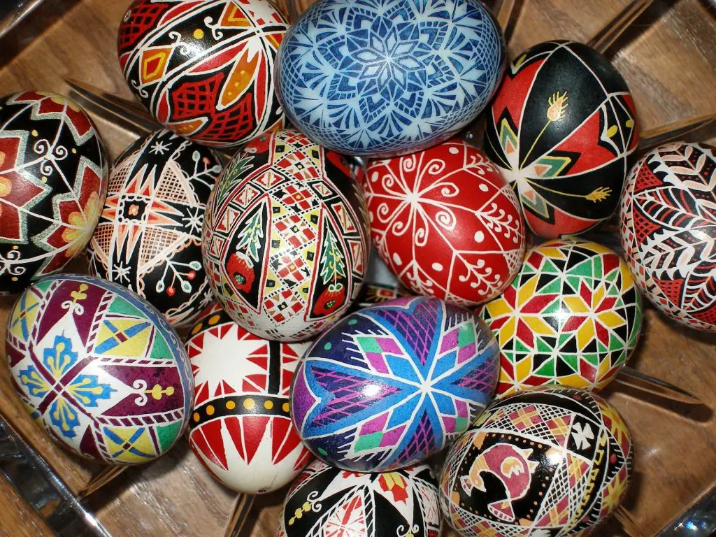 Making pysanky eggs is a creative and artistic endeavor.