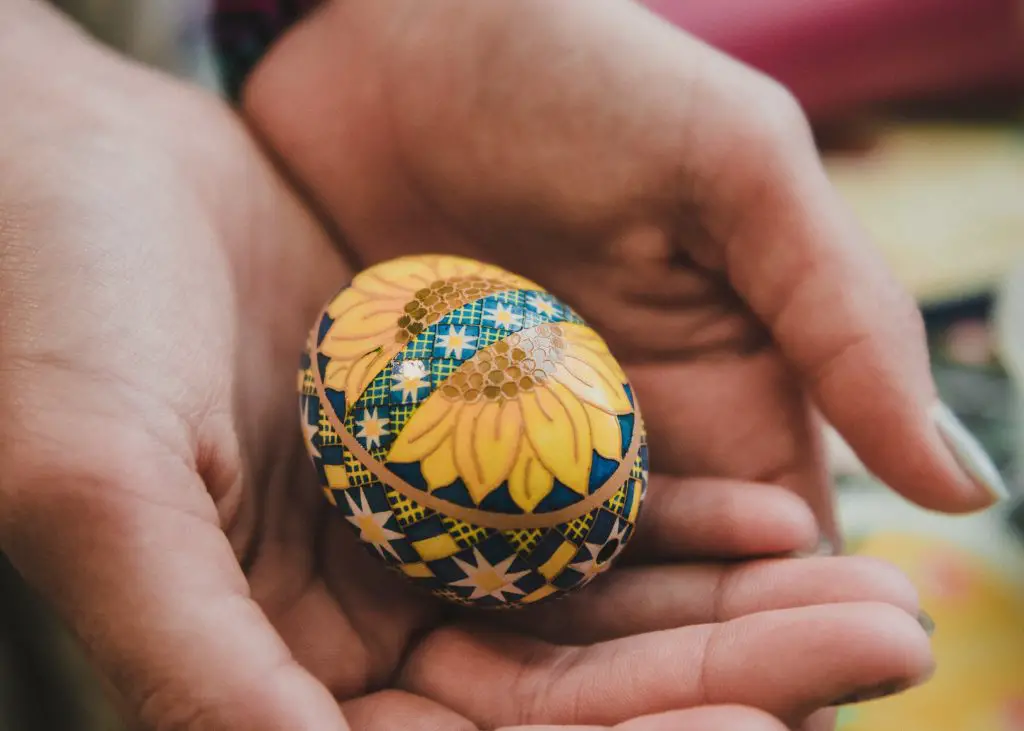Making pysanky eggs is a creative outlet that allows individuals to express themselves artistically.