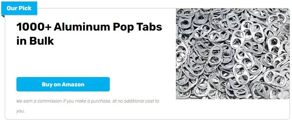 1000+ Aluminum Pop Tabs in Bulk