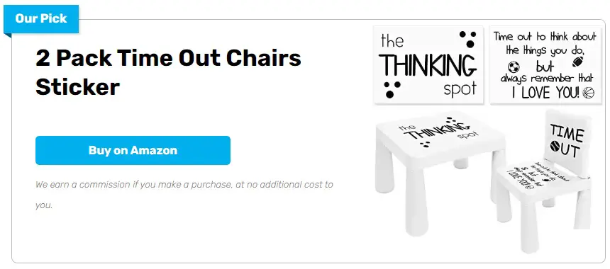 2 Pack Time Out Chairs Sticker