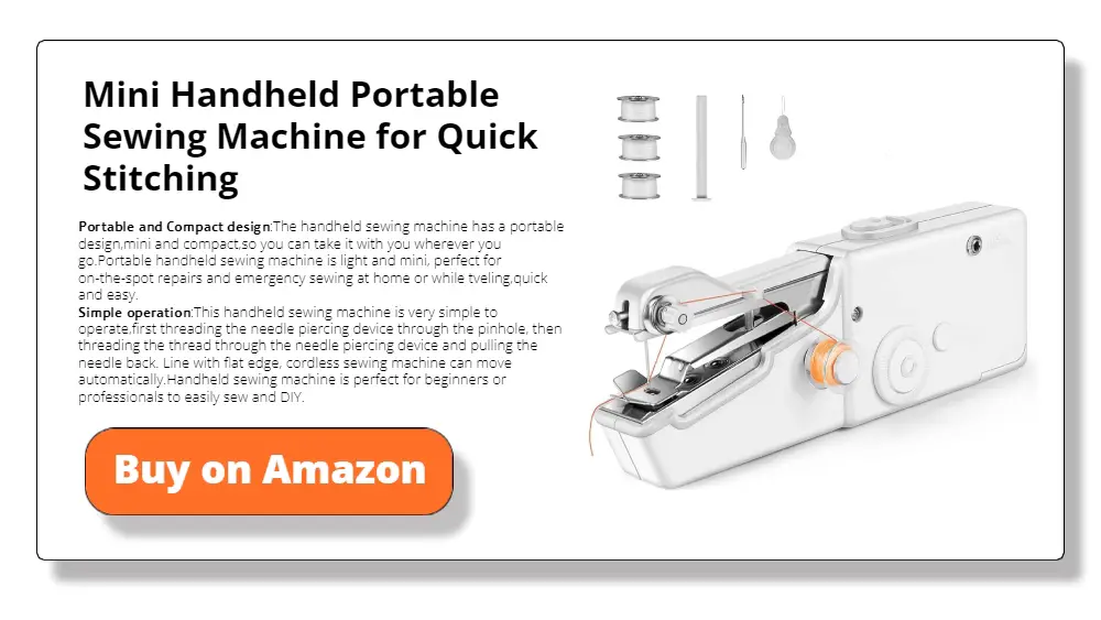 Mini Handheld Portable Sewing Machine for Quick Stitching
