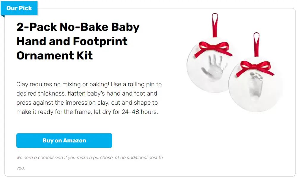 Keepsake Handprint Hand Print Kit Memory DIY Foot Print w/Molding Tray NEW