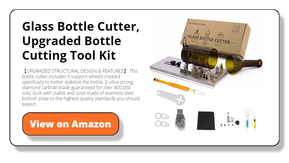 Glass Bottle Cutter, Upgraded Bottle Cutting Tool Kit