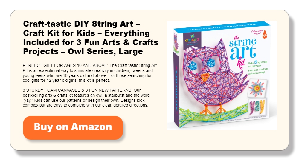 Craft-tastic DIY String Art – Craft Kit for Kids